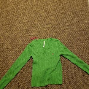Aeropostale green sweater.